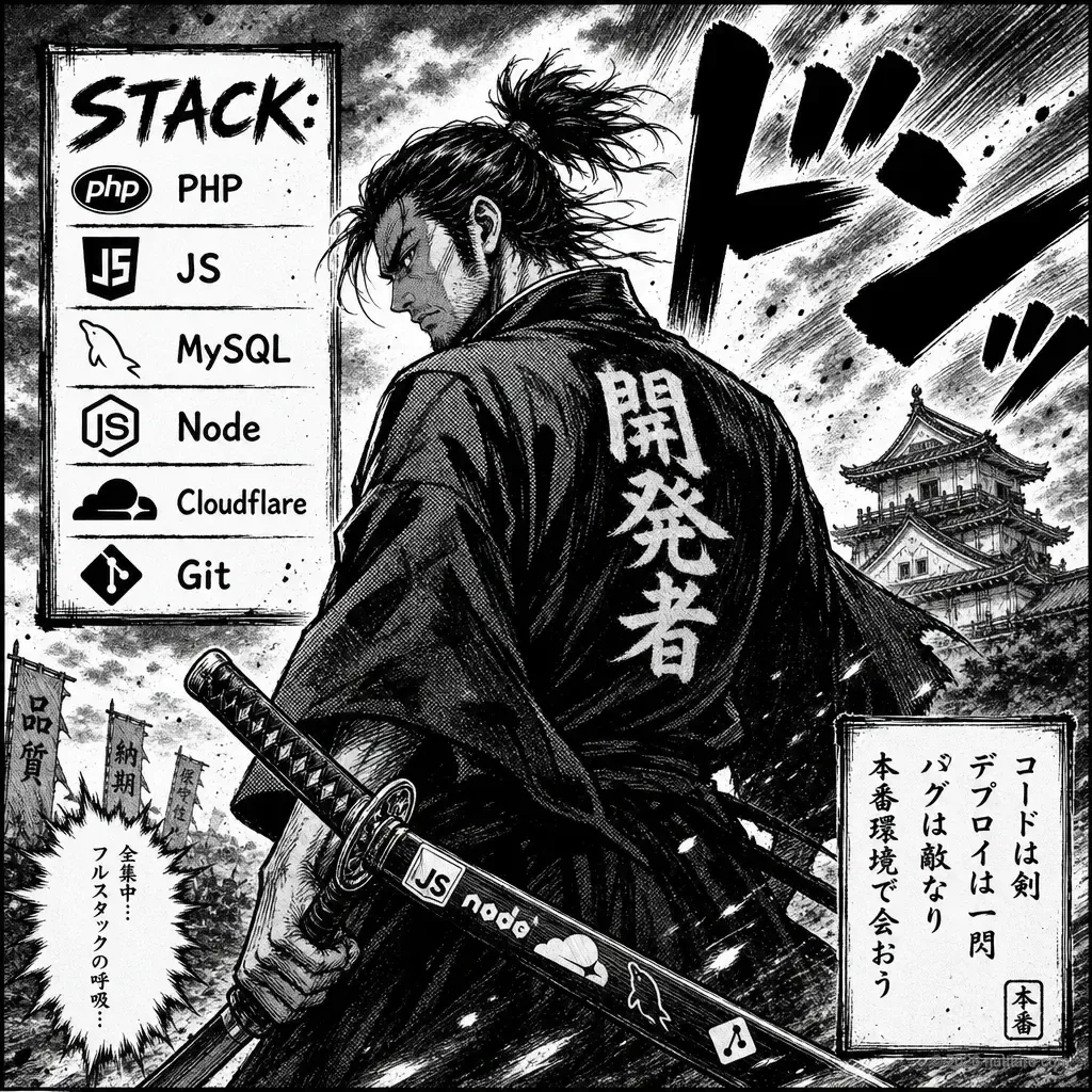 Tech stack character